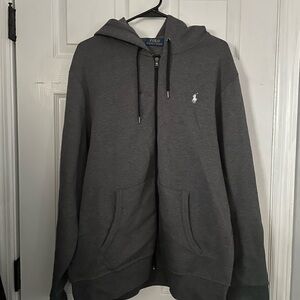 Ralph Lauren Dark Gray Zip-Up Hoodie